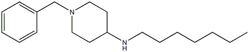 1-benzyl-N-heptylpiperidin-4-amine Struktur
