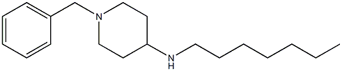 1-benzyl-N-heptylpiperidin-4-amine,,结构式