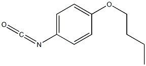 1-butoxy-4-isocyanatobenzene 结构式