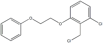 1-chloro-2-(chloromethyl)-3-(2-phenoxyethoxy)benzene 结构式