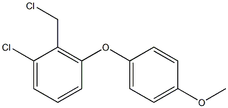 1-chloro-2-(chloromethyl)-3-(4-methoxyphenoxy)benzene