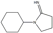 1-cyclohexylpyrrolidin-2-imine Structure