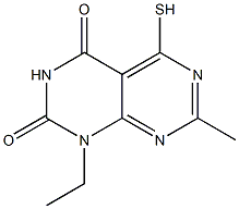 1-ethyl-5-mercapto-7-methylpyrimido[4,5-d]pyrimidine-2,4(1H,3H)-dione