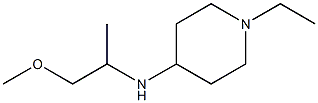 1-ethyl-N-(1-methoxypropan-2-yl)piperidin-4-amine Structure