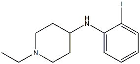 1-ethyl-N-(2-iodophenyl)piperidin-4-amine Structure