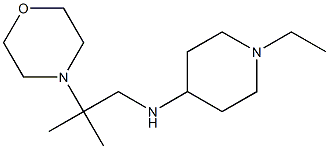 1-ethyl-N-[2-methyl-2-(morpholin-4-yl)propyl]piperidin-4-amine