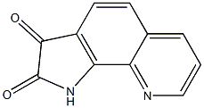 1H-pyrrolo[3,2-h]quinoline-2,3-dione Structure