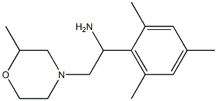 1-mesityl-2-(2-methylmorpholin-4-yl)ethanamine,,结构式