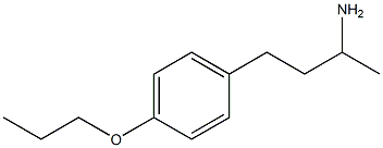 1-methyl-3-(4-propoxyphenyl)propylamine