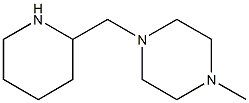 1-methyl-4-(piperidin-2-ylmethyl)piperazine,,结构式
