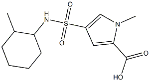 1-methyl-4-{[(2-methylcyclohexyl)amino]sulfonyl}-1H-pyrrole-2-carboxylic acid