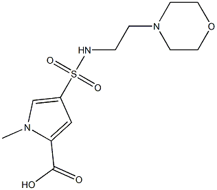 1-methyl-4-{[2-(morpholin-4-yl)ethyl]sulfamoyl}-1H-pyrrole-2-carboxylic acid