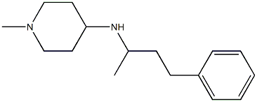 1-methyl-N-(4-phenylbutan-2-yl)piperidin-4-amine Struktur