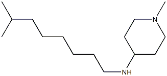 1-methyl-N-(7-methyloctyl)piperidin-4-amine,,结构式