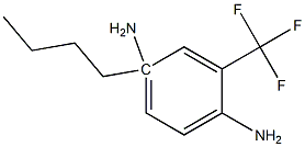 1-N-butyl-3-(trifluoromethyl)benzene-1,4-diamine 化学構造式