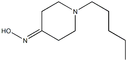 1-pentylpiperidin-4-one oxime Structure