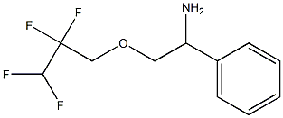 1-phenyl-2-(2,2,3,3-tetrafluoropropoxy)ethan-1-amine Struktur