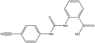 2-({[(4-cyanophenyl)amino]carbonyl}amino)benzoic acid