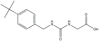 2-({[(4-tert-butylphenyl)methyl]carbamoyl}amino)acetic acid,,结构式