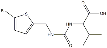 2-({[(5-bromothiophen-2-yl)methyl]carbamoyl}amino)-3-methylbutanoic acid