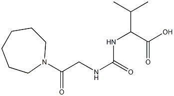 2-({[2-(azepan-1-yl)-2-oxoethyl]carbamoyl}amino)-3-methylbutanoic acid