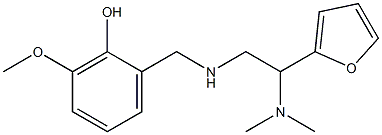 2-({[2-(dimethylamino)-2-(furan-2-yl)ethyl]amino}methyl)-6-methoxyphenol Structure