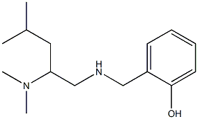 2-({[2-(dimethylamino)-4-methylpentyl]amino}methyl)phenol|