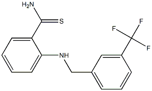 2-({[3-(trifluoromethyl)phenyl]methyl}amino)benzene-1-carbothioamide