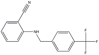 2-({[4-(trifluoromethyl)phenyl]methyl}amino)benzonitrile|