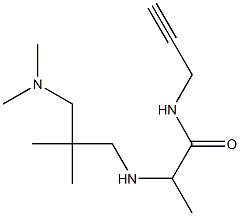 2-({2-[(dimethylamino)methyl]-2-methylpropyl}amino)-N-(prop-2-yn-1-yl)propanamide