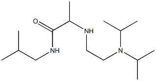 2-({2-[bis(propan-2-yl)amino]ethyl}amino)-N-(2-methylpropyl)propanamide|