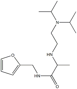 2-({2-[bis(propan-2-yl)amino]ethyl}amino)-N-(furan-2-ylmethyl)propanamide