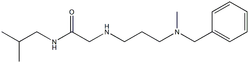 2-({3-[benzyl(methyl)amino]propyl}amino)-N-(2-methylpropyl)acetamide