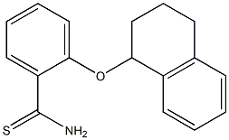 2-(1,2,3,4-tetrahydronaphthalen-1-yloxy)benzene-1-carbothioamide Structure