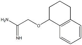 2-(1,2,3,4-tetrahydronaphthalen-1-yloxy)ethanimidamide Structure