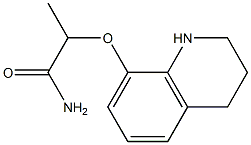 2-(1,2,3,4-tetrahydroquinolin-8-yloxy)propanamide 化学構造式
