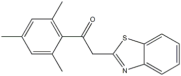  2-(1,3-benzothiazol-2-yl)-1-(2,4,6-trimethylphenyl)ethan-1-one