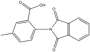 2-(1,3-dioxo-2,3-dihydro-1H-isoindol-2-yl)-5-methylbenzoic acid 化学構造式