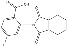 2-(1,3-dioxooctahydro-2H-isoindol-2-yl)-4-fluorobenzoic acid|