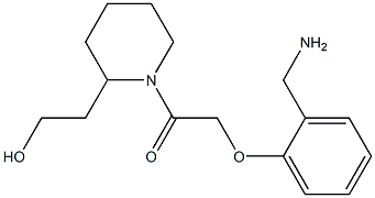 2-(1-{[2-(aminomethyl)phenoxy]acetyl}piperidin-2-yl)ethanol|