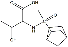 2-(1-{bicyclo[2.2.1]heptan-2-yl}acetamido)-3-hydroxybutanoic acid Structure