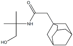 2-(1-adamantyl)-N-(2-hydroxy-1,1-dimethylethyl)acetamide Structure