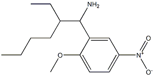 2-(1-amino-2-ethylhexyl)-1-methoxy-4-nitrobenzene