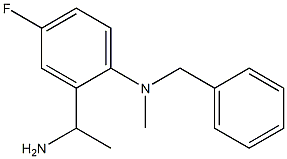 2-(1-aminoethyl)-N-benzyl-4-fluoro-N-methylaniline Structure