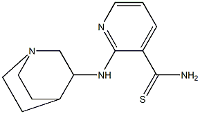 2-(1-azabicyclo[2.2.2]oct-3-ylamino)pyridine-3-carbothioamide|