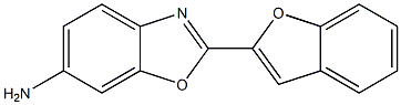 2-(1-benzofuran-2-yl)-1,3-benzoxazol-6-amine 结构式