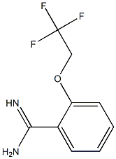 2-(2,2,2-trifluoroethoxy)benzenecarboximidamide,,结构式