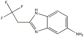 2-(2,2,2-trifluoroethyl)-1H-benzimidazol-5-amine,,结构式