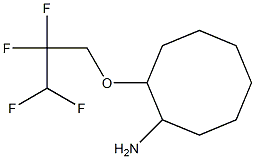 2-(2,2,3,3-tetrafluoropropoxy)cyclooctan-1-amine 化学構造式