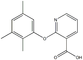 2-(2,3,5-trimethylphenoxy)pyridine-3-carboxylic acid Structure